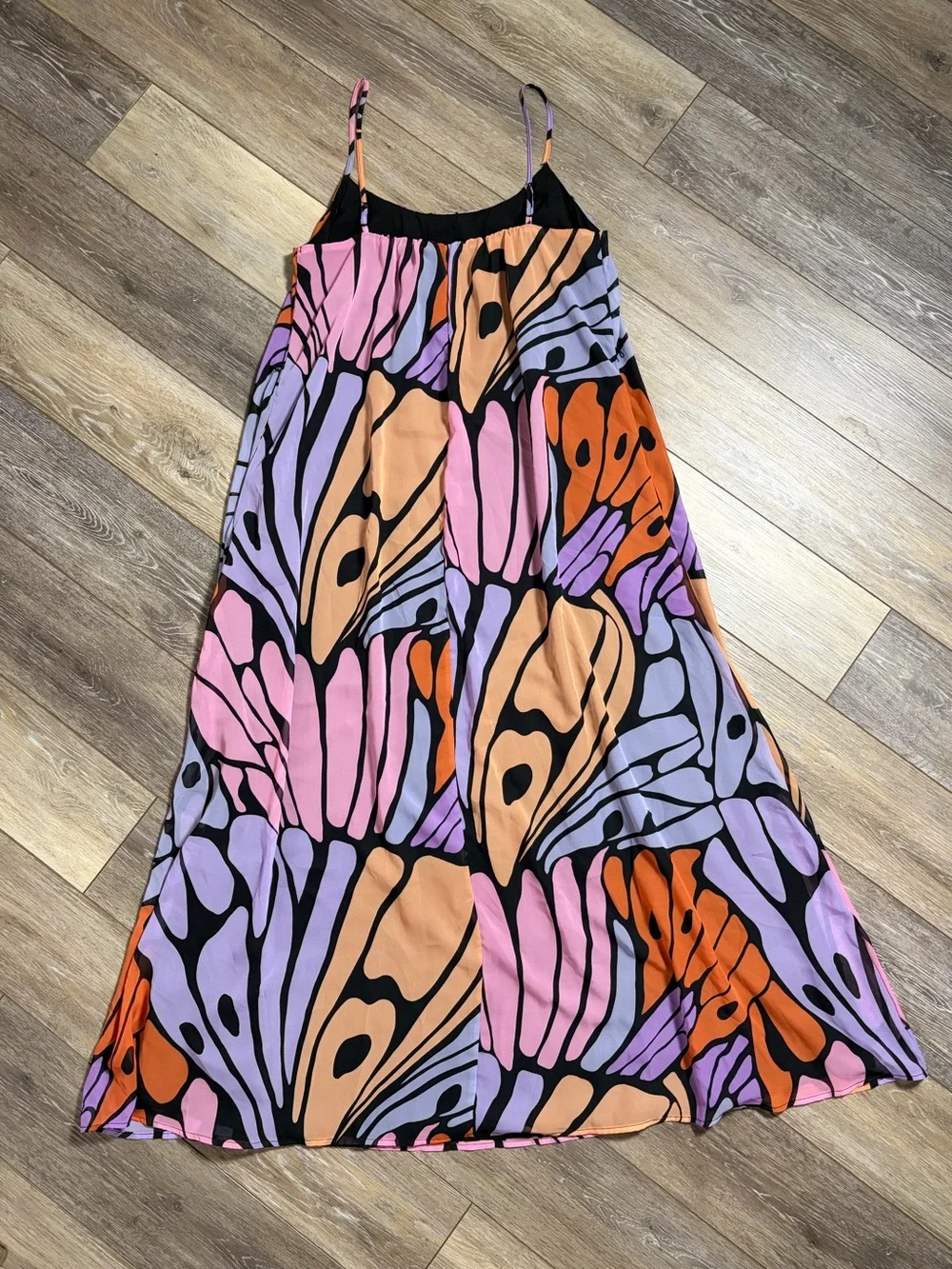 Sam Edelman Butterfly Trapeze Maxi Dress - Picture 3 of 13